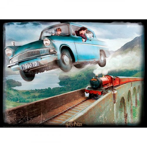 Palapeli: Harry Potter - Ford Anglia 3D Image (500pcs)