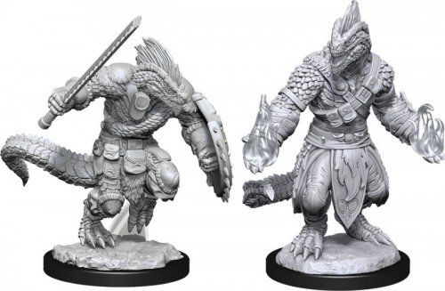 D&D Nolzur's Marvelous Miniatures: Lizardfolk Barbarian & Cleric