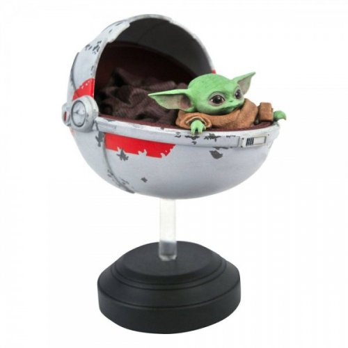 Patsas: Star Wars The Mandalorian - Child with Pram 1/2 (14cm)