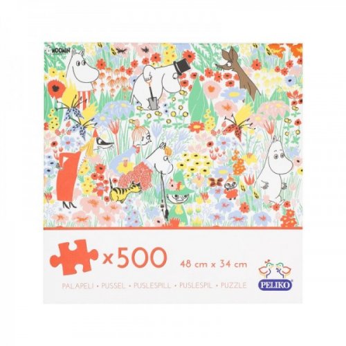 Palapeli: Muumit - Kukkaketo (500pcs)