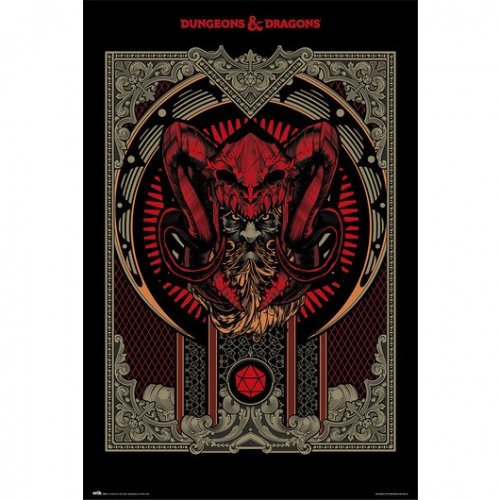 Juliste: Dungeons & Dragons - Players Handbook (61x91,5cm)