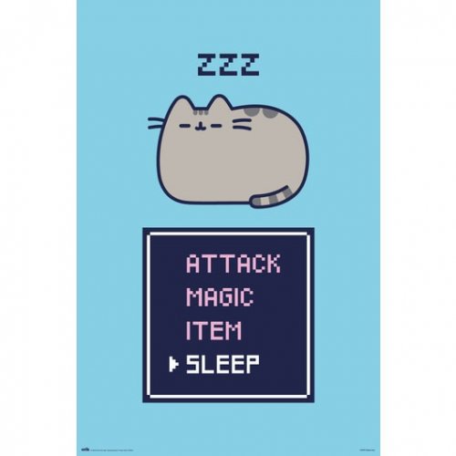 Juliste: Pusheen - Gamer (61x91,5cm)