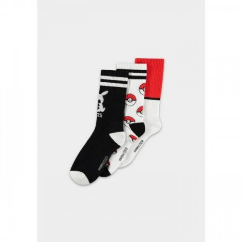 Sukat: Pokemon - Sports Socks 3-Pack (43-46)