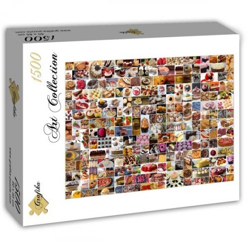 Palapeli - Grafika - Cakes Collage (1500 Piece)