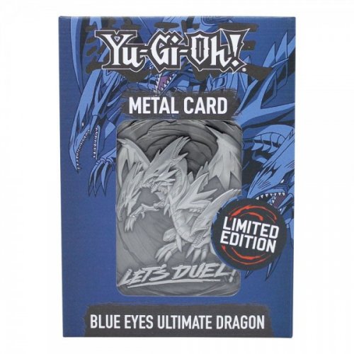 Yu-Gi-Oh!: Replica Card - Blue Eyes Ultimate Dragon Metal Card