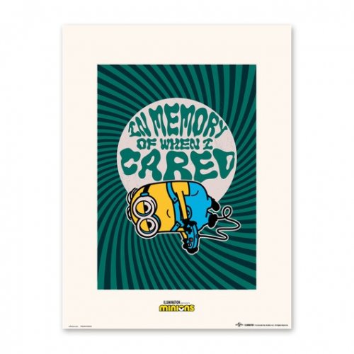 Juliste: Minions - In Memory of When I Cared Art Print (30x40cm)