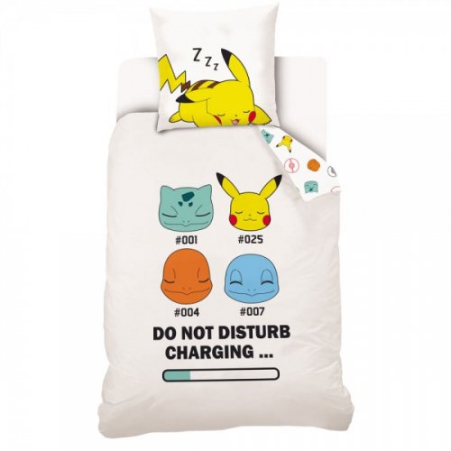 Pussilakanasetti: Pokemon - Sleeping Single (140x200cm)