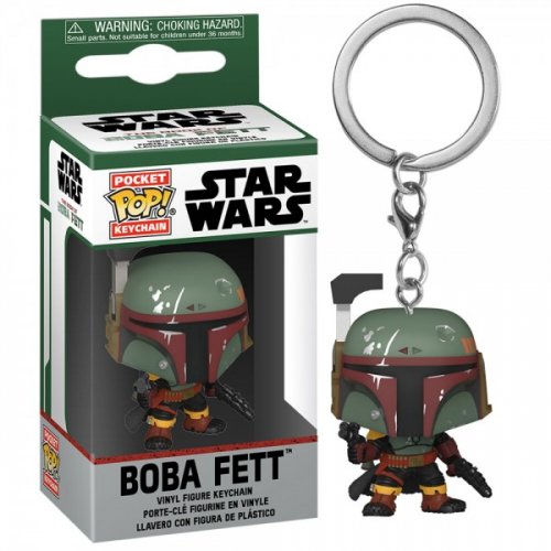 Avaimenper�: Funko Pocket Pop!: Book of Boba Fett - Boba Fett