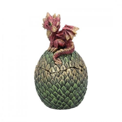 S�ilytysrasia: Dragonling Perch Box (Red) (14cm)