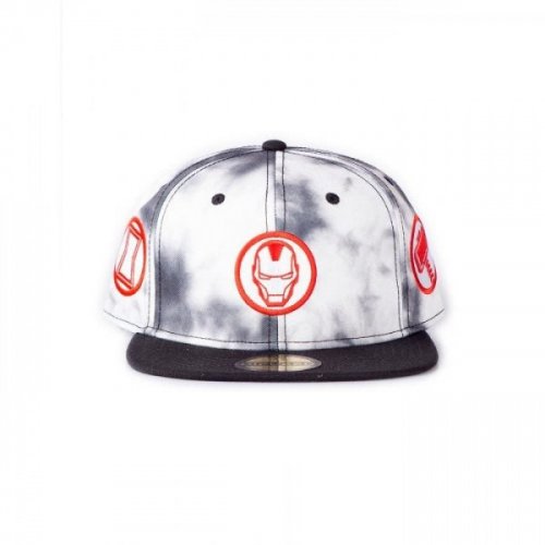 Lippis: Marvel - Tye Dye Iron Man Badge Snapback