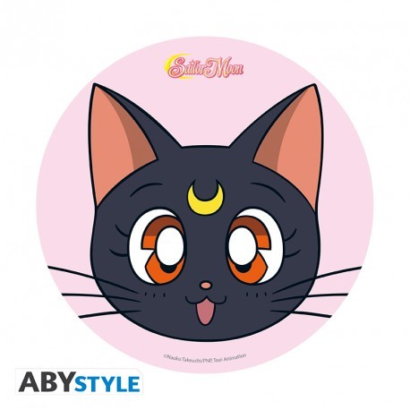 Hiirimatto: Sailor Moon - Luna Flexible Round Mousepad (21.5cm)