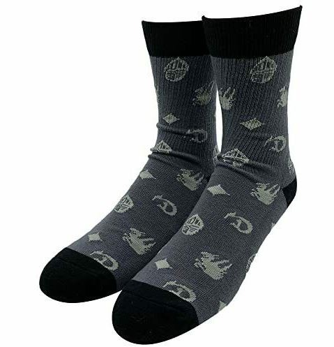 Sukat: Demon's Souls - Icon Toss Socks (Grey/Black)