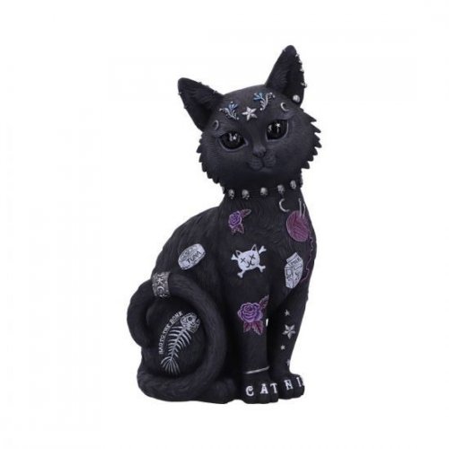 Nemesis Now: Bad to the Bone Cat (22cm)