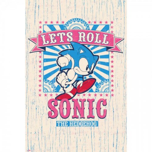 Juliste: Sonic The Hedgehog - Let's Roll (61x91.5)