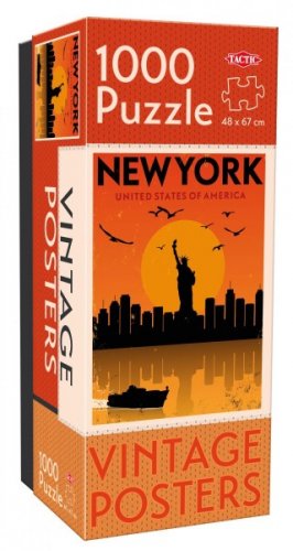 Palapeli: Vintage Posters - New York (1000pcs)
