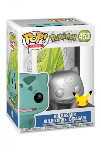 Funko Pop Vinyl: Pokemon - Silver 25th Anniversary Bulbasaur (9cm)