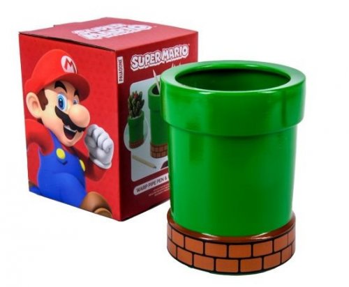 Kyn�teline: Nintendo - Super Mario Pipe Pen And Plant Pot