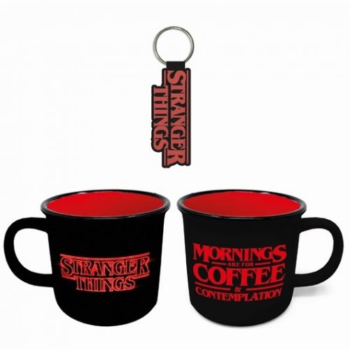 Muki: Stranger Things - Coffee and Contemplation & Keychain (315ml)