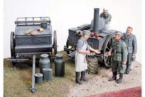 Pienoismalli: Tamiya: German Field Kitchen Scenery (1:35)