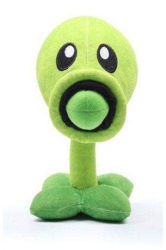 Pehmolelu: Plants Vs Zombies - Peashooter (23cm)