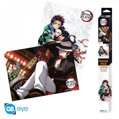 Juliste: Demon Slayer - Set 2 Chibi Posters Series 3 (52x38cm)