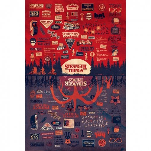 Juliste: Stranger Things S4 - The Upside Down (91.5x61)