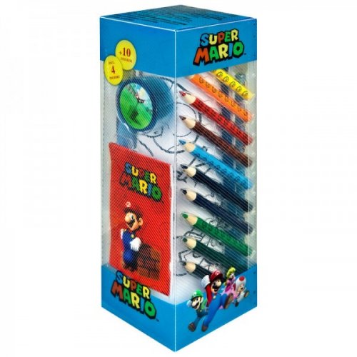 Kirjoitustarvikesetti: Super Mario - Kirjoitusv�lineet (35pcs)