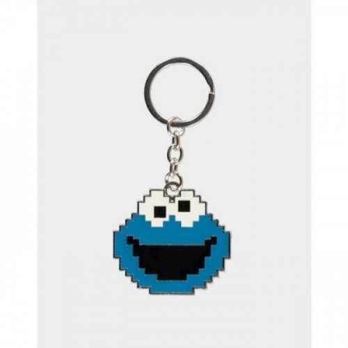 Avaimenper�: Sesame Street - Cookie Monster Metal Keychain