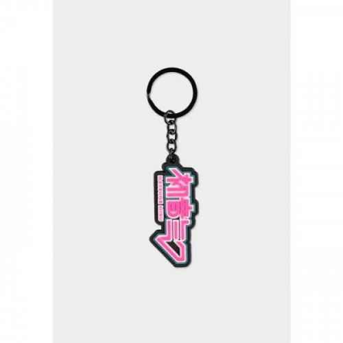 Avaimenper�: Vocaloid - Hatsune Miku Logo Rubber Keychain
