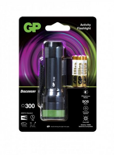 Taskulamppu: GP Discovery C32 300lm