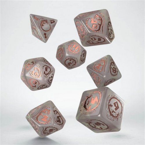Noppasetti: Dragons RPG Dice Set - Quartz (7)
