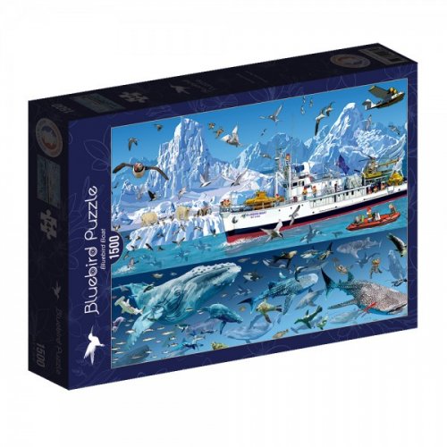 Palapeli: Bluebird Puzzle - Fran�ois Ruyer, Bluebird Boat (1500)