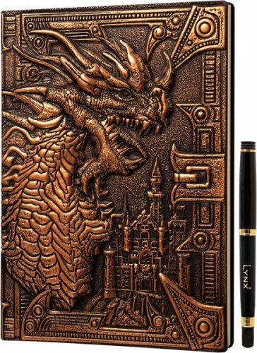 Muistikirja: Lynx - Bronze Dragon Journal