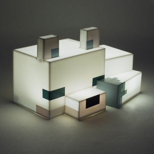 Lamppu: Minecraft - Arctic Fox Light (16cm)