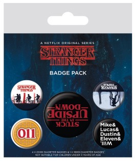 Pinssi: Stranger Things - Upside Down