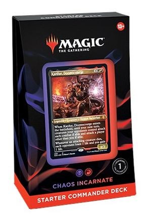 Magic the Gathering: Evergreen Starter Commander Deck 2022 (Chaos Incarnate)