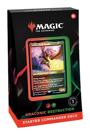 Magic the Gathering: Evergreen Starter Commander Deck 2022 (Draconic Destruction)