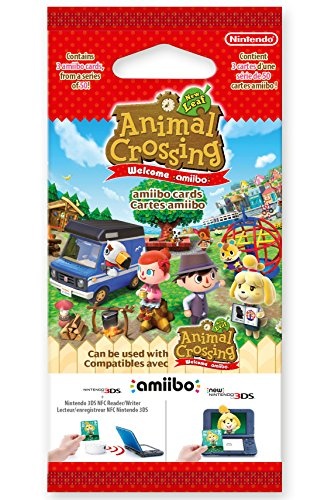 Animal Crossing: Amiibo Card 3-pack (New Leaf Welcome Pack)