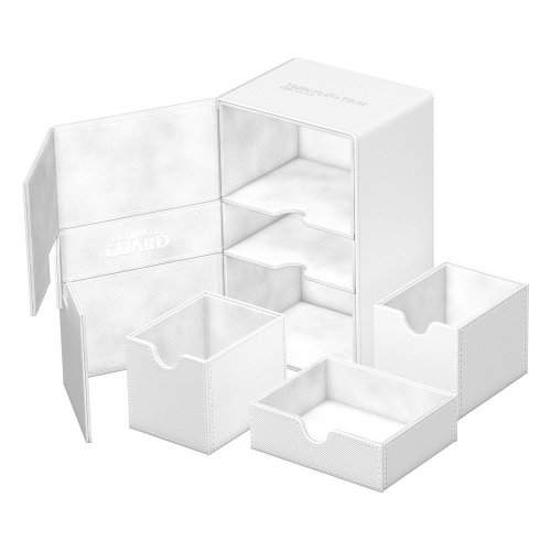 Ultimate Guard: Twin Flip'n'tray Xenoskin Monocolor White 160+