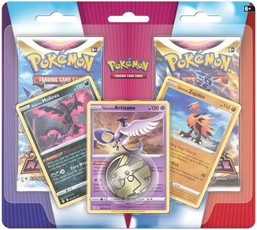 Pokemon: Enhanced - Galarian Articuno, Zapdos & Moltres 2-Pack Blister