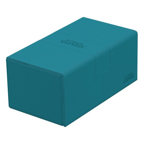 Ultimate Guard: Twin Flip'n'tray Xenoskin Monocolor Petrol 200+