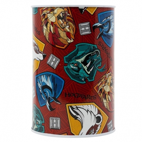 S��st�possu: Harry Potter - School Shields Metallic Piggy Bank