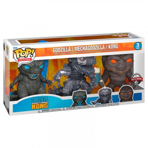 Funko Pop!: Godzilla Vs Kong, Exlcusive (3-pack, 9cm)