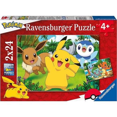 Palapeli: Pokemon (2x24pcs)