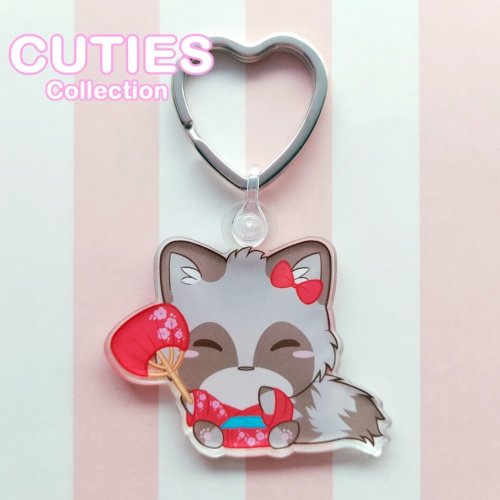 Avaimenper�: Cuties Matsuri Raccoon (5.5cm) (Niramuchu)