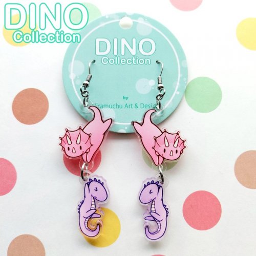 Korvakorut: Dino Rescue Earrings (6cm) (Niramuchu)