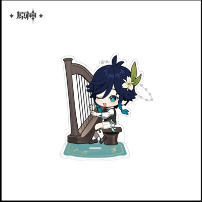 Avaimenper�: Genshin Impact - Concert Venti Chibi Acrylic Stand Keychain (9cm)