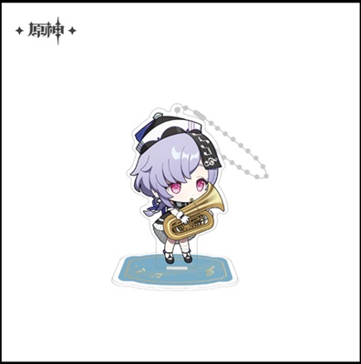 Avaimenper�: Genshin Impact - Concert Qiqi Chibi Acrylic Stand Keychain (9cm)