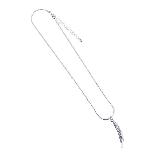 Koru: Harry Potter Pendant & Necklace Feather Quill (Silver Pl.)