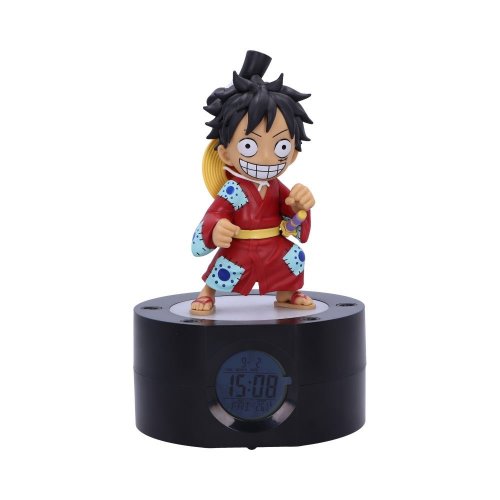 Her�tyskello: One Piece - Luffy Light Up Alarm Clock